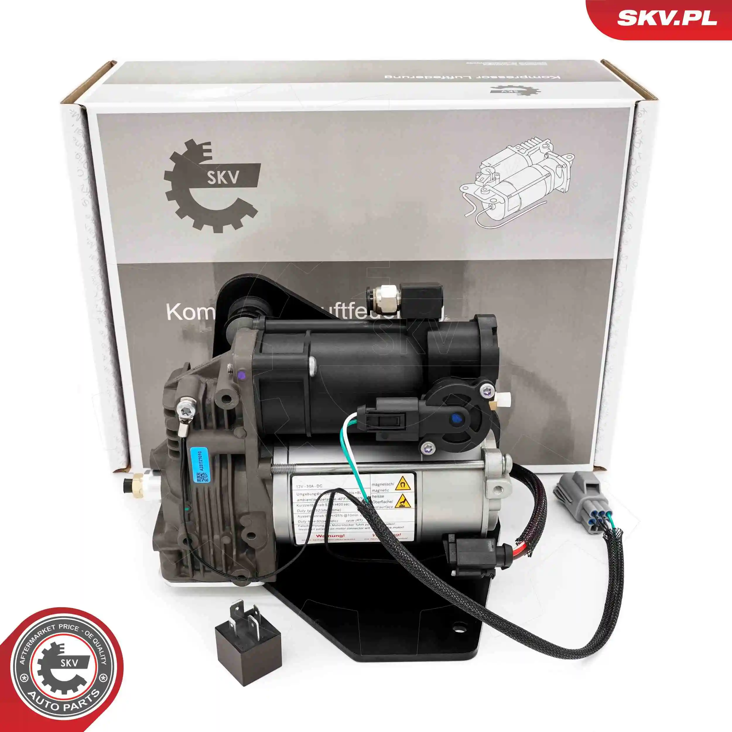 Compressor, compressed-air system